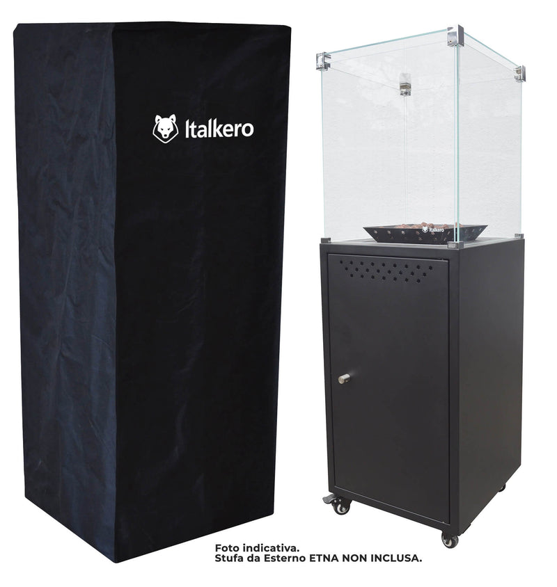 Telo Copertura per Stufa da Esterno GPL Italkero Etna Nera   