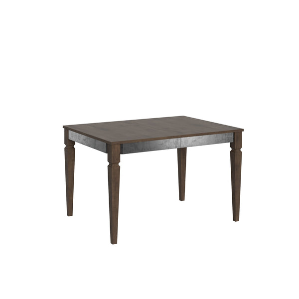 Tavolo Allungabile 120-224x90x80 cm Impero Iron Noce acquista