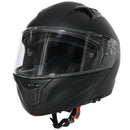 Casco Integrale per Scooter Visiera Lunga Nero Varie Misure