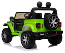 Macchina Elettrica per Bambini 12V Mp4 2 Posti con Licenza Jeep Wrangler Rubicon Verde