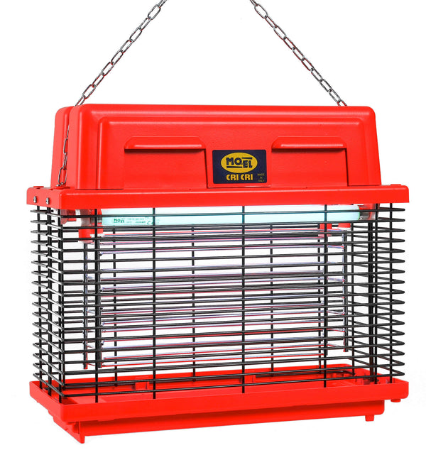 Moustiquaire Electrique 2 Lampes 30W Moel Cri-Cri Fluo Rouge Corail prezzo