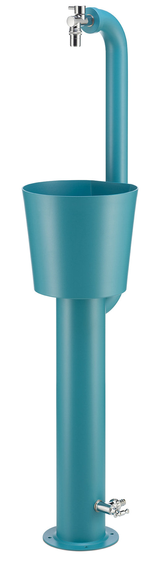 online Fontaine de jardin avec robinet double et seau Belfer 42/ARRC Cactus Turquoise