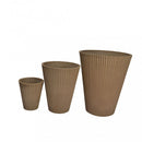 Vaso Medio Iris Ø29x36 cm in Fibra sintetica Taupe