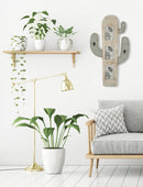 Cornice da Muro Cactus 39x3x71,5 cm in Ferro e MDF