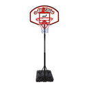 Canestro da Basket Esterno Altezza Allungabile 190-260 cm in Ferro 