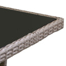 Tavolo da Giardino in Polyrattan Rettangolare 160x90x75cm Providence Crema