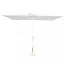 Ombrellone da Giardino 2x3 m Palo Ø48 mm Poly Eco in Acciaio Bianco