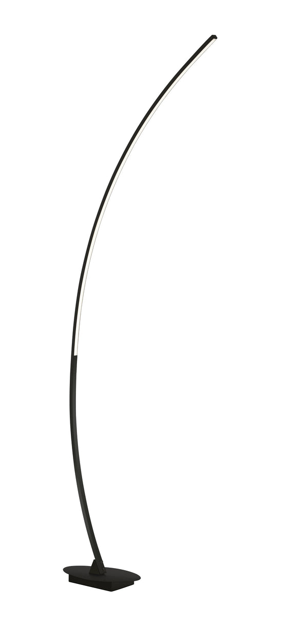 prezzo Lampadaire LED d'intérieur en Métal Noir Mat