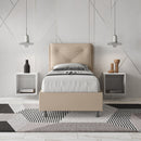 Letto Singolo Appia Tortora Varie Misure