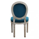 Sedia Constance 48x46x96 h cm in Velluto Blu