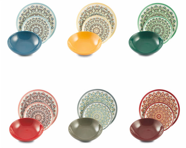 online Service de Table 18 Pièces en Porcelaine et Grès VdE Tivoli 1996 Cala Salada