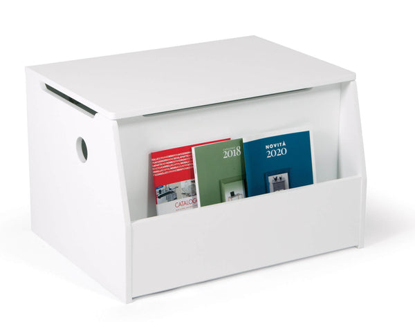 Coffre Coffre en Bois 66x51x42,5 cm Giada Bianco prezzo