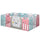 Clôture d'Activité Parc pour Enfants 149x155x64 cm en Plastique Bleu Clair, Blanc et Rose