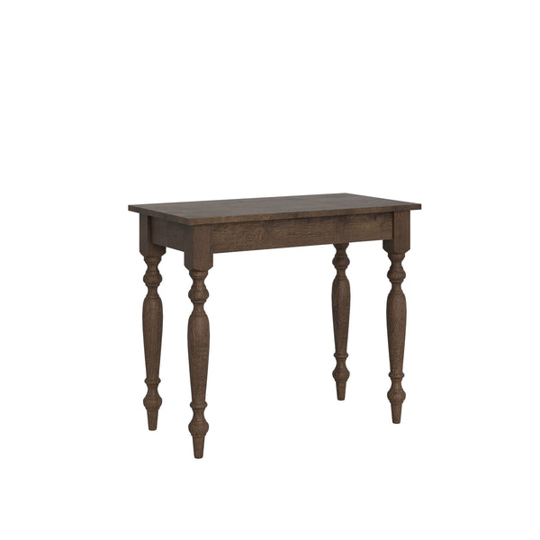 Consolle Allungabile 90-204x48x77 cm in Nobilitato Marrone sconto
