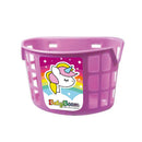 Cestino per Bicicletta per Bambine Design Unicornio Rosa      