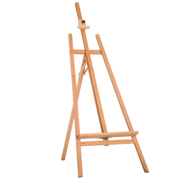 Cavalletto per Pittura Treppiede 65x68x174-230 cm con Supporto per Tela Regolabile in Legno di Faggio acquista