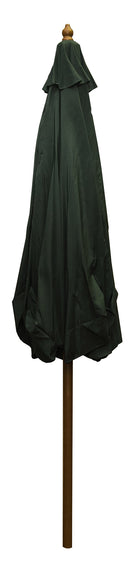 Ombrellone da Giardino Ø3 m Palo Ø48 mm in Legno e Poliestere Verde