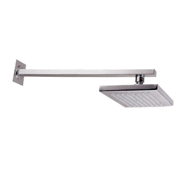 acquista Soffione Doccia Quadrato da Parete in Ottone Linear Cromato