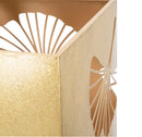 Portaombrelli Carved Leaf 24x24x55 cm in Ferro 