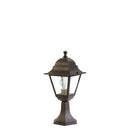 Lampada Paletto da Cancello Colore Nero per Esterno Linea Mini Quadrata Sovil