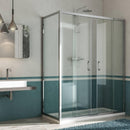 Box Doccia Angolare 2 Ante Scorrevoli In Cristallo Trasparente 6mm H185 Fosterberg Kolding Duo Varie Misure
