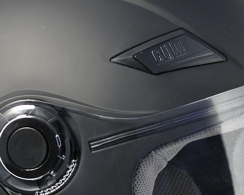 Casco Jet per Scooter Visiera Lunga CGM Caribe 131A Nero Opaco