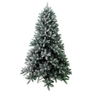Albero di Natale Artificiale Cortina Snow Innevato Effetto Neve 1800 Rami Altezza 240Cm