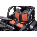 Macchina Elettrica per Bambini Fuoristrada Adventure 12V con Telecomando e Sedile in Pelle Nero