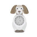 Orologio Cagnolino Multifunzione 11x20x13 cm con Sveglia Bianco/Beige