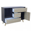 Mobile Emory 119x39,5x85,6 h cm in Truciolare bilaminato Antracite