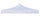 Toit de Rechange pour Tonnelle Pliante 3x3m Blanc