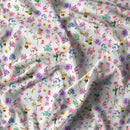 Copripiumino Matrimoniale con Federe Stampato in Puro Cotone Gaia