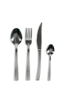 Servizio Set di Posate 24 Pezzi in Acciaio Lucido Silver Villa d'Este Home Tivoli Stone