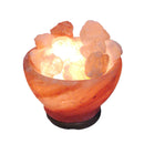 Lampada sale coppa con pezzi 2kg circa cm Ø18xh18