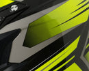 Casco Integrale per Moto Cross con Frontino CGM Track 601G Giallo Fluo