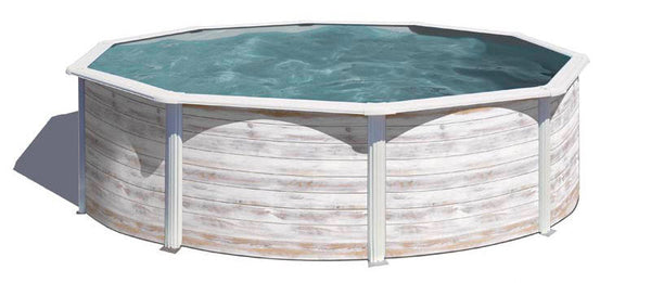 Piscine Hors Sol Ronde Ø460xh120 cm en Acier et PVC Gre Finland prezzo