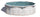 Piscine Hors Sol Ronde Ø350xh120 cm en Acier et PVC Gre Finland