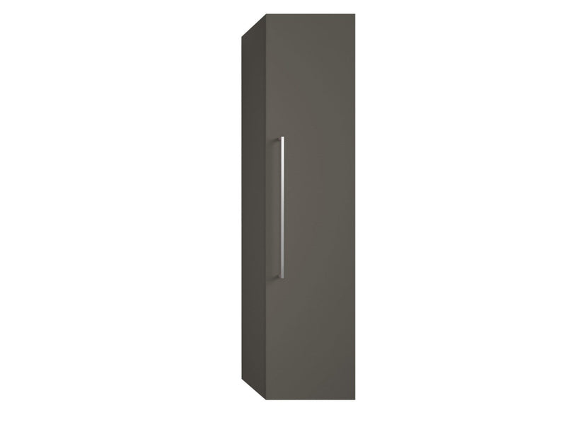 Mobile da Bagno a Colonna 1 Anta in Melaminico 35x32x160cm TFT Samoa Grigio