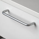 Maniglie per Mobile 8 mm Interasse 96 mm Acciaio Cromo Opaco 20 Pezzi Emuca