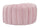 Pouf Coquillage Rose 80x54x42 cm en Bois Éponge et Polyester Rose