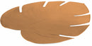Set 6 Tovagliette Foglia in Eva Villa d'Este Home Tivoli Bronzo
