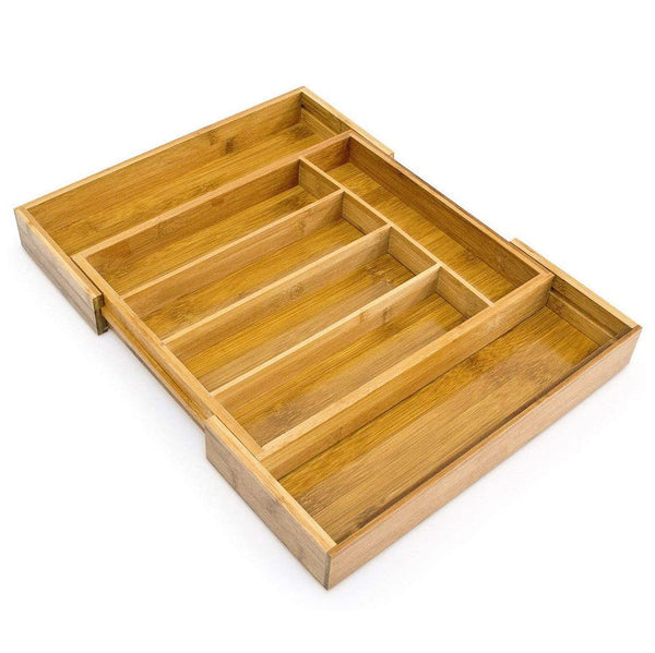acquista Range Couverts Bambou Extensible 38x41x5 cm 7 Compartiments