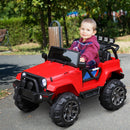 Macchina Elettrica per Bambini 12V Fuoristrada Rossa