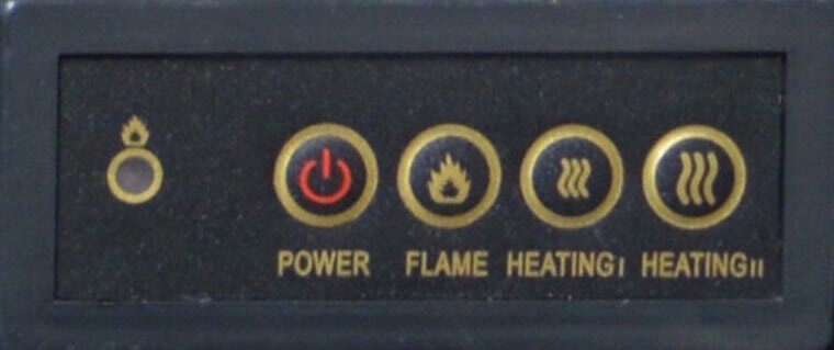 Camino Elettrico da Parete Effetto Fiamma 1800W Ruby Fires Varese