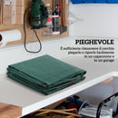 Set 3 Sacchi per Rifiuti da Giardino Ø67x76 cm da 272 L Richiudibili e Riutilizzabili Verde  