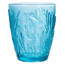 Set 4 Bicchieri Acqua Pantelleria Ocean in Vetro VdE Tivoli 1996 Blu