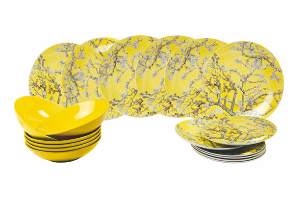 sconto Service de table 18 pièces en grès et porcelaine VdE Tivoli 1996 Rêve Japonais