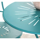 Set Tavolino e 2 Sedie Pieghevoli da Giardino Deco Turchese