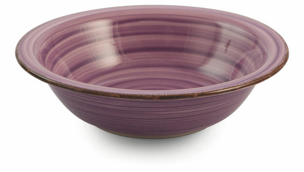 Set de 6 assiettes creuses Ø21,5x5,5 cm en grès VdE Tivoli 1996 New Baita Viola online