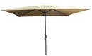 Ombrellone da Giardino Rettangolare 6 Stecche 300x200x240 cm in Acciaio e Poliestere Talpa 